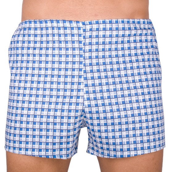 Klassieke Herenboxershort Foltýn blauw geruit oversized