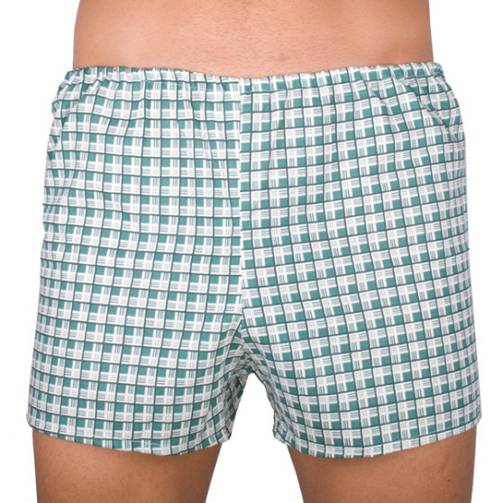 Klassieke Herenboxershort Foltýn groen geruit oversized