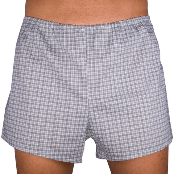 Klassieke Herenboxershort Foltýn grijs met oversized ruit