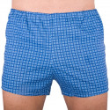 Klassieke Herenboxershort Foltýn donkerblauw met een ruitje