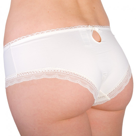 Dames slip Molvy crème met kant (MD-745-FPU)