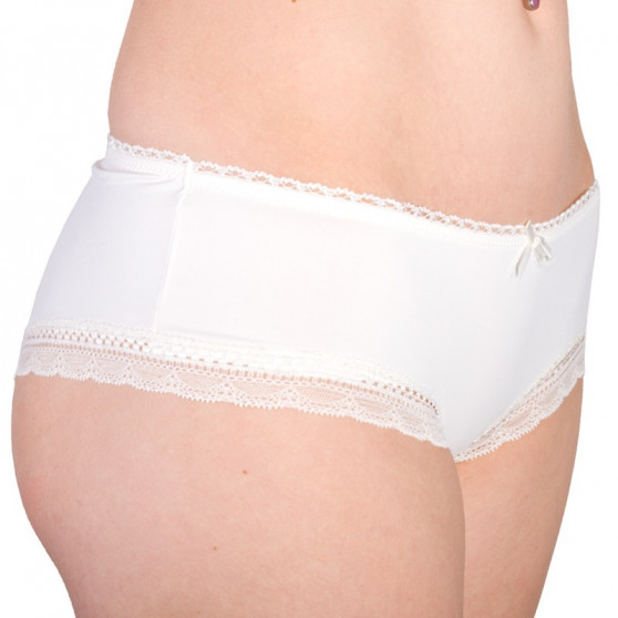 Dames slip Molvy crème met kant (MD-745-FPU)