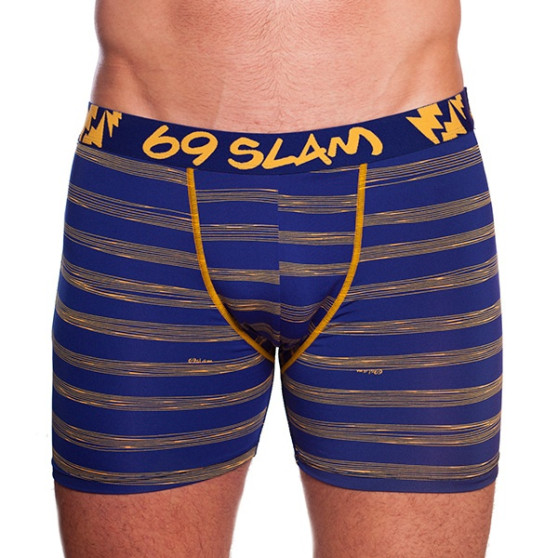 Herenboxershort 69SLAM fit streep marine