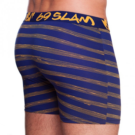 Herenboxershort 69SLAM fit streep marine