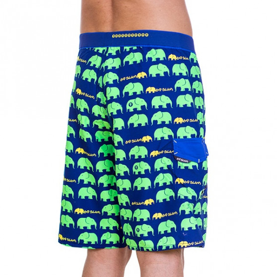 Herenzwemkleding 69SLAM Lange Boardshort Olifant Groen