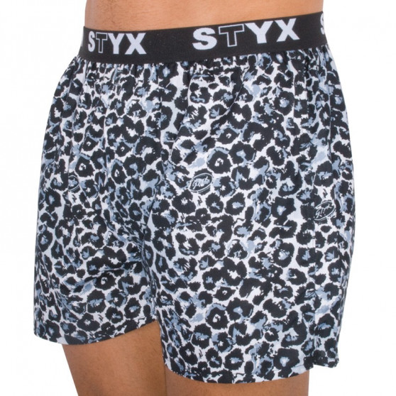 Herenboxershort Styx kunst sport rubber cheetah (B551)