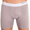 Herenboxershort 69SLAM fit bamboe effen grijs