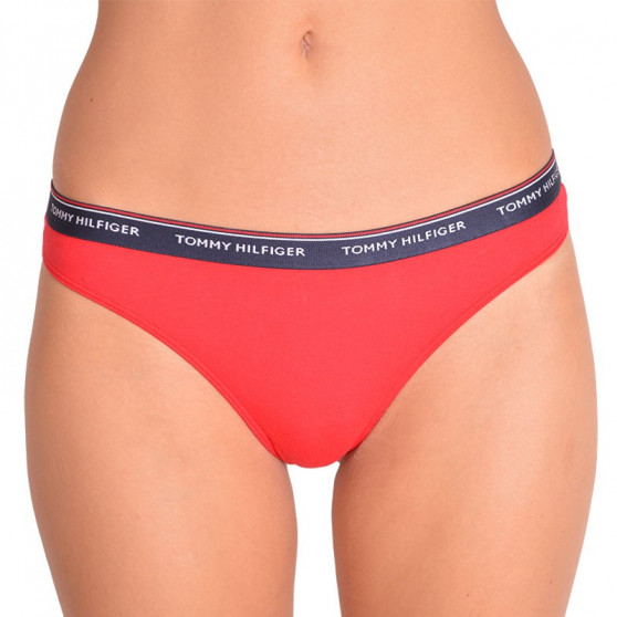 3PACK dames string Tommy Hilfiger veelkleurig (UW0UW00048 012)