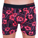 Herenboxershort 69SLAM fit bamboe hibiscus rood