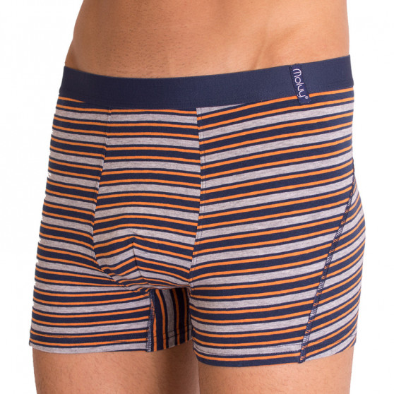 2PACK Herenboxershort  grijs met strepen Molvy