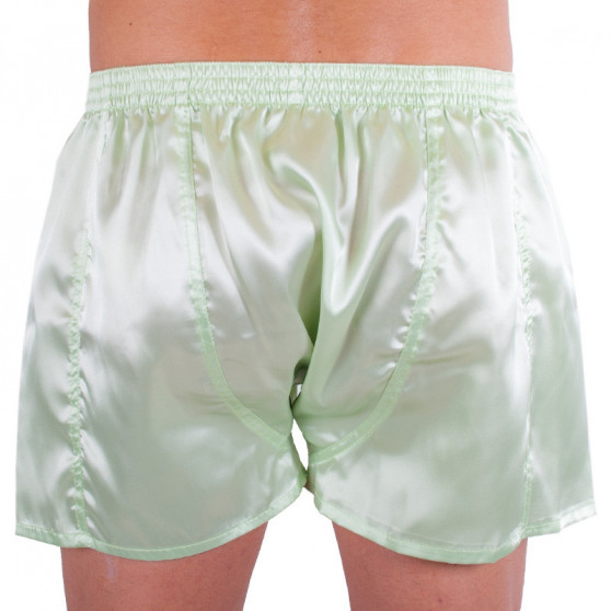 Herenboxershort Styx classic rubber satijn groen (C382)