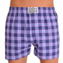 Herenboxershort Infantia paars en blauw geruit PTKG35