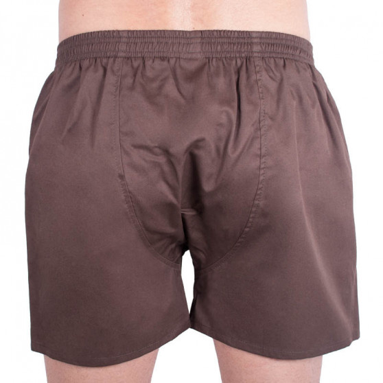 Herenboxershort Infantia bruin met print PTKG24