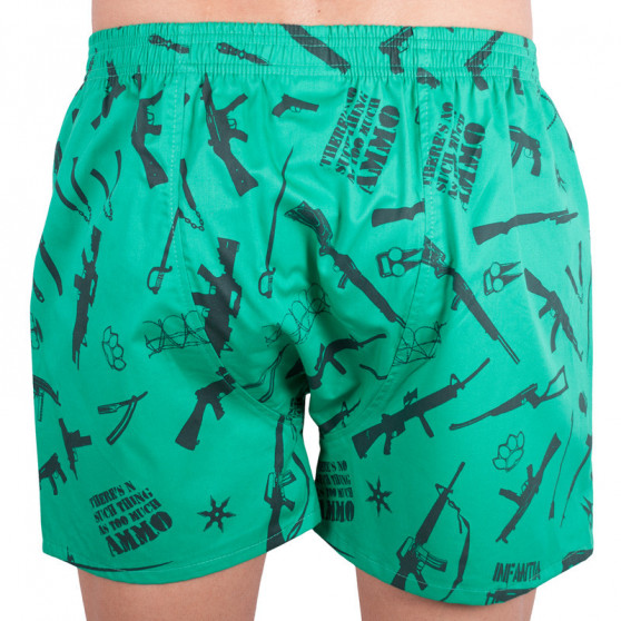 Herenboxershort Infantia groen met print PTKG18