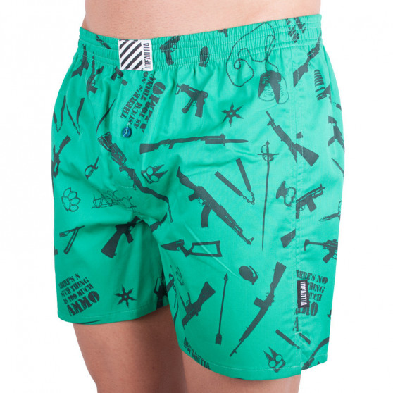 Herenboxershort Infantia groen met print PTKG18