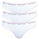 3PACK dames string Tommy Hilfiger wit (UW0UW00048 100)