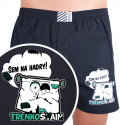 Herenboxershort Infantia zwart met mop PTKG16