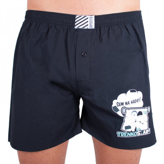 Herenboxershort Infantia zwart met mop PTKG16