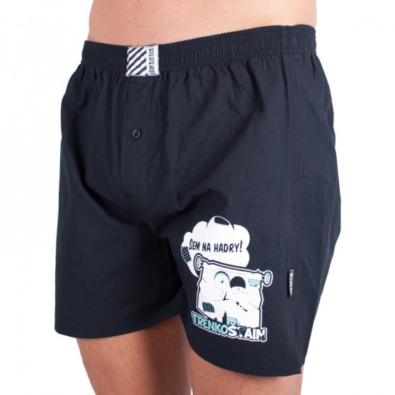 Herenboxershort Infantia zwart met mop PTKG16