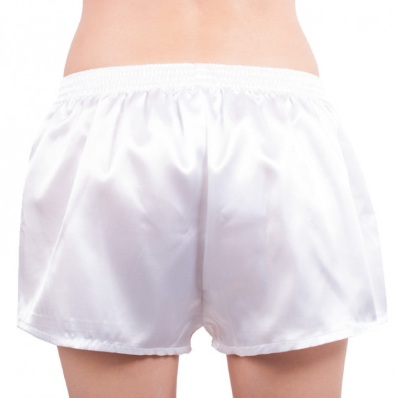 Damesboxershorts Styx satijn wit (L583)