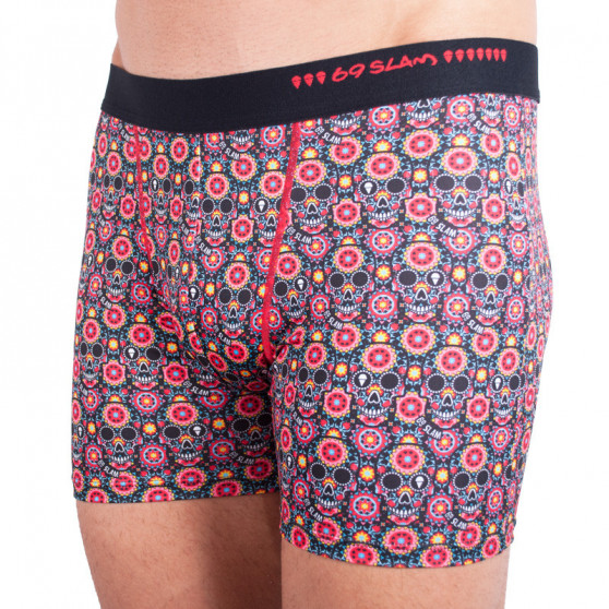 Herenboxershort 69SLAM fit flower skull