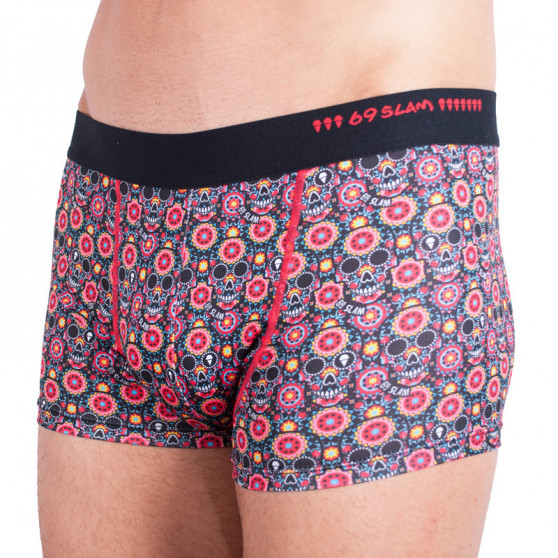 Herenboxershort 69SLAM hippe bloem schedel