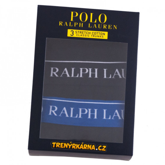 3PACK herenboxershort Ralph Lauren zwart (714662050016)