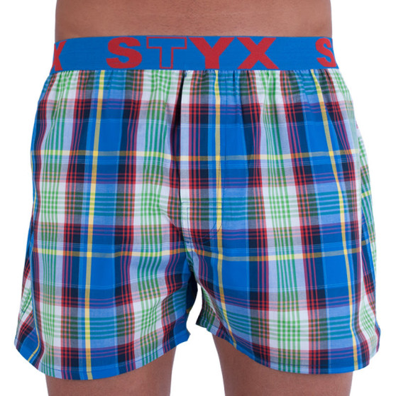 Herenboxershort Styx sport elastisch meerkleurig (B715)