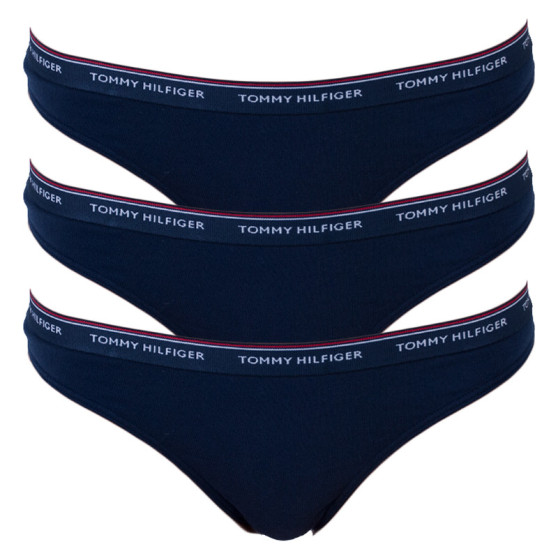 3PACK damesstring Tommy Hilfiger donkerblauw (UW0UW00048 416)