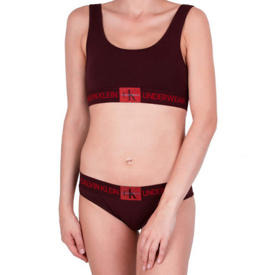 Dames string Calvin Klein rood (QF4920E-XP2)