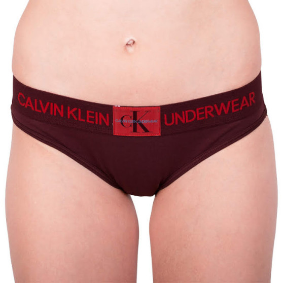 Dames slip Calvin Klein rood (QF4921E-XP2)