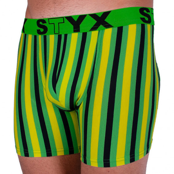 Herenboxershort Styx lang sportelastisch meerkleurig (U865)