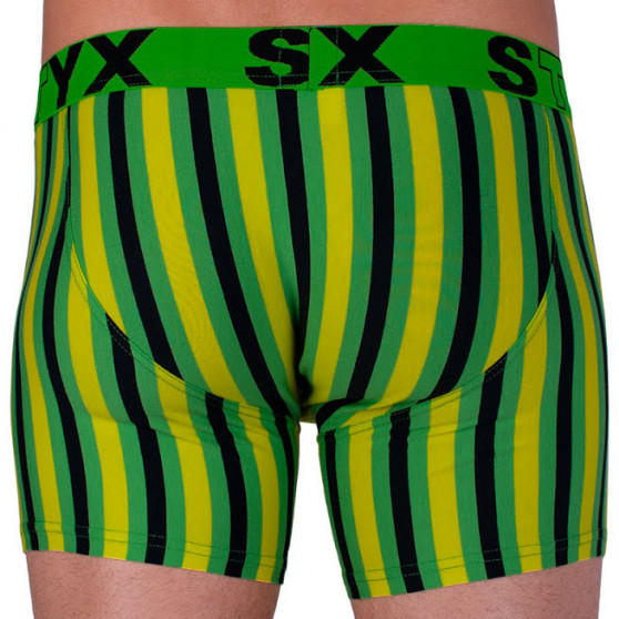 Herenboxershort Styx lang sportelastisch meerkleurig (U865)