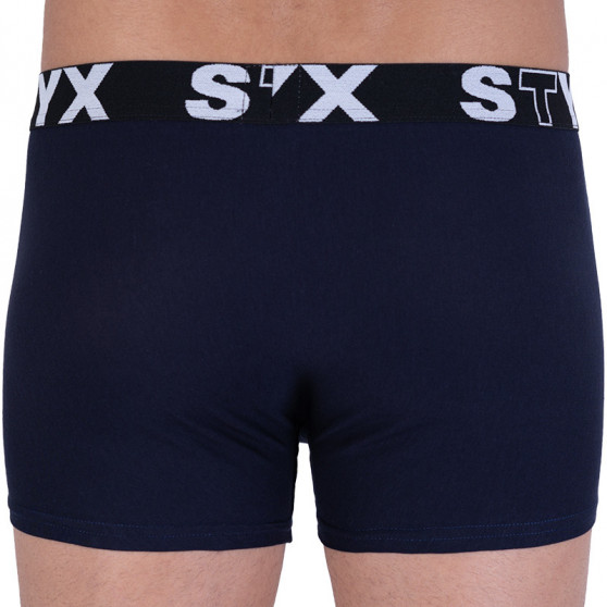 Herenboxershort Styx sportelastiek donkerblauw (G963)