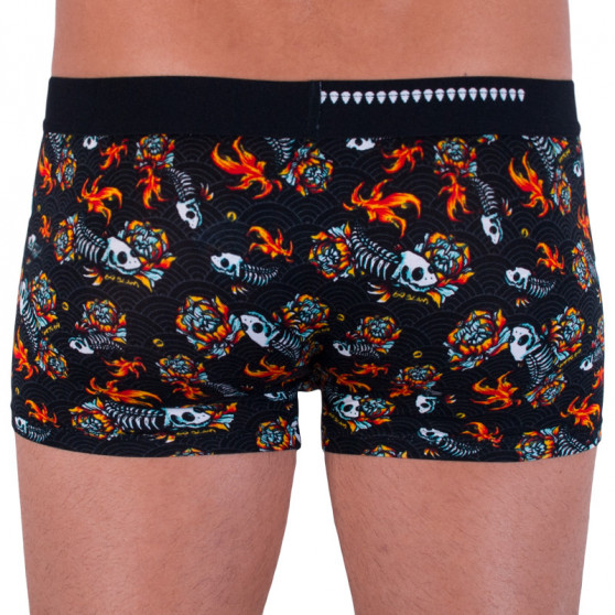 Herenboxershort 69SLAM heup bamboe vis schedel