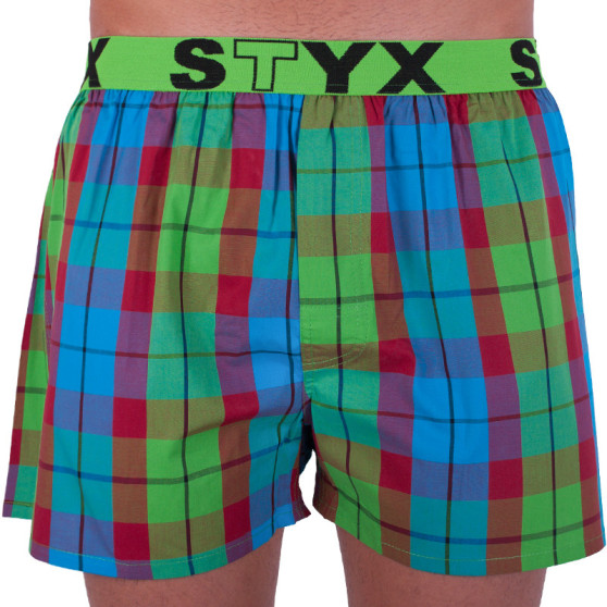 Herenboxershort Styx sport elastisch meerkleurig (B702)