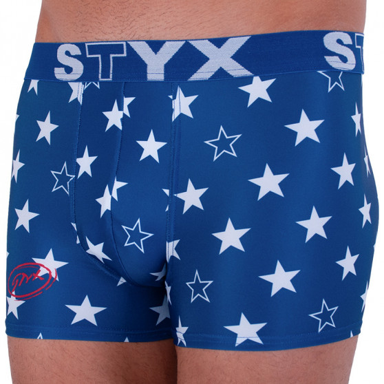 Herenboxershort Styx kunst sport rubberen sterren (G658)