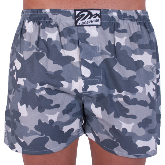 Herenboxershort Styx art classic rubber grijs camouflage (A656)