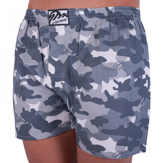 Herenboxershort Styx art classic rubber grijs camouflage (A656)