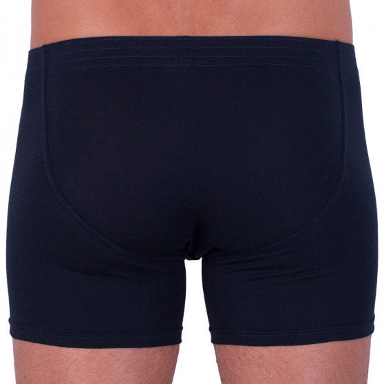 Herenboxershort Styx lang klassiek elastisch donkerblauw (F963)