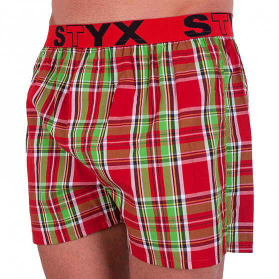 Herenboxershort Styx sport elastisch meerkleurig (B624)