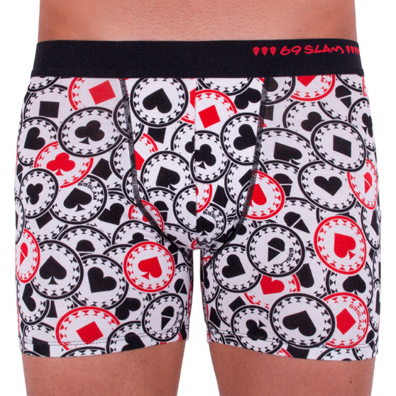 Herenboxershort 69SLAM fit bamboe pokerchips