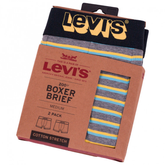 2PACK herenboxershort Levis veelkleurig (995004001 758)