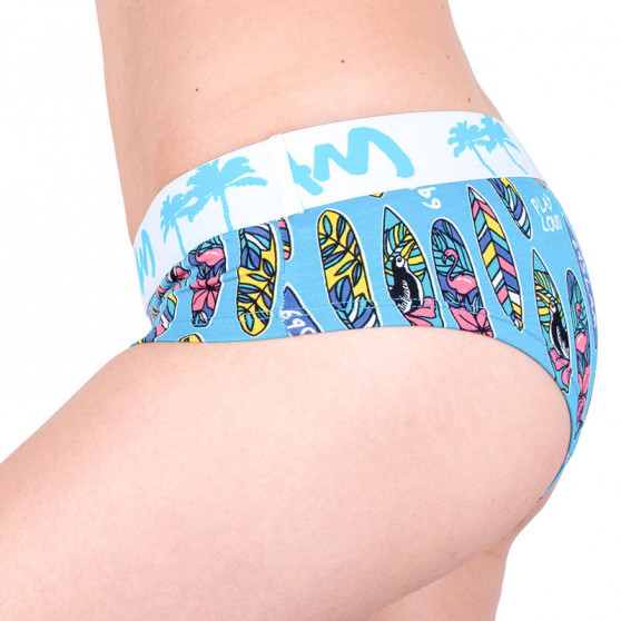 Dames slip 69SLAM boxer bamboe surfplank blauw