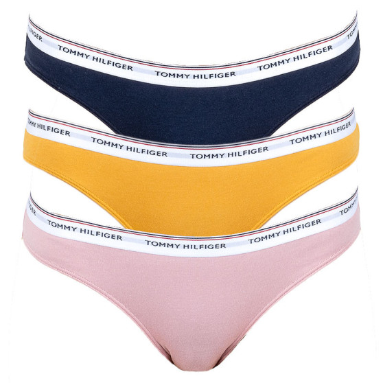 3PACK Dames slip Tommy Hilfiger veelkleurig (UW0UW00043 033)