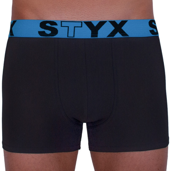 Herenboxershort Styx sportelastiek zwart (G966)