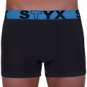 Herenboxershort Styx sportelastiek zwart (G966)