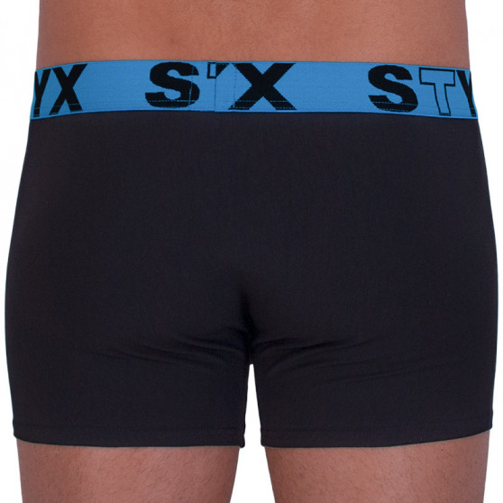 Herenboxershort Styx sportelastiek zwart (G966)