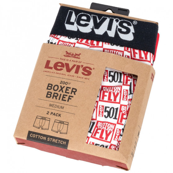 2PACK herenboxershort Levis veelkleurig (995010001 072)