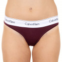 Dames string Calvin Klein bordeauxrood (F3786E-MDO)